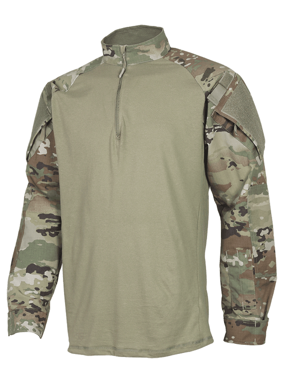 Scorpion OCP 1/4 Zip Combat Shirt - TAN499 Military Approved