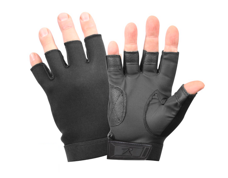 Fingerless Stretch Fabric Duty Gloves