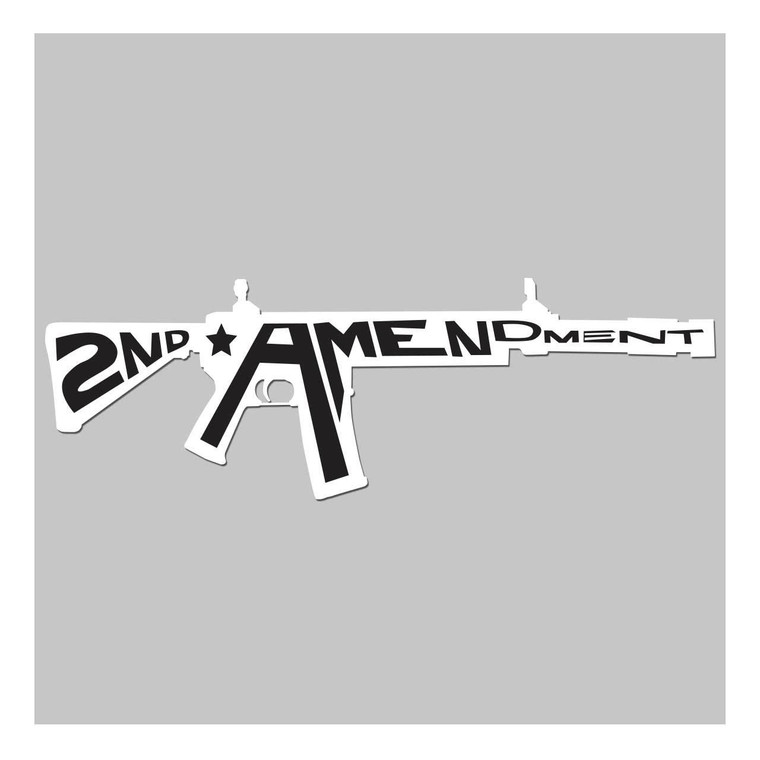 2nd Amendment - White Sticker