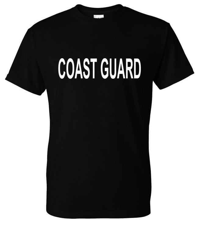 Coast Guard T-Shirt - Black/White