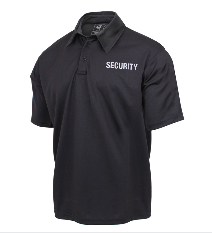 Moisture Wicking Security Polo Shirt