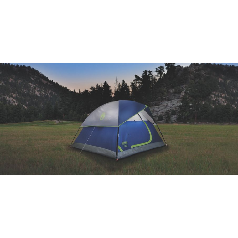 Coleman 4 Person Sundome® Dome Camping Tent Navy Military Depot 6944