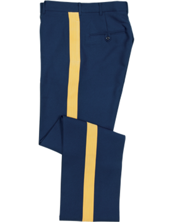 Men's Army Service Uniform Trousers For Senior NCO and Officers with Gold Braid