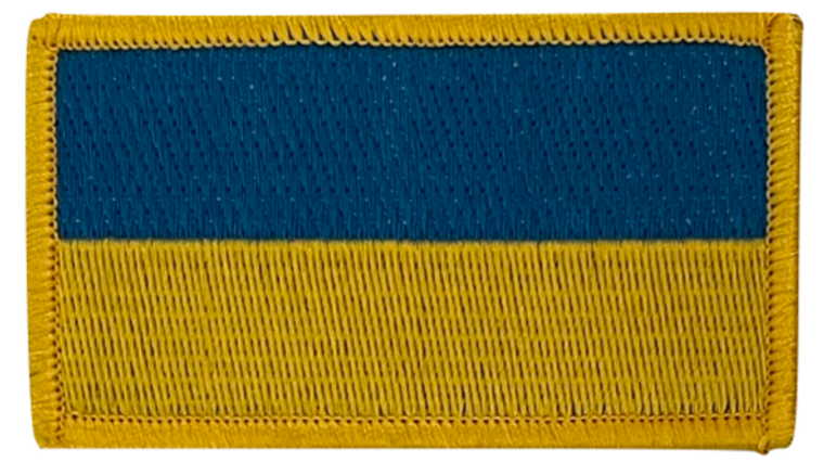 Ukraine Flag Patch - Velcro - Full Color