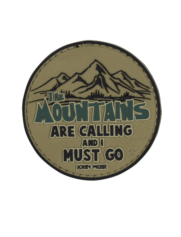 The Mountains Are Calling PVC Morale Patch