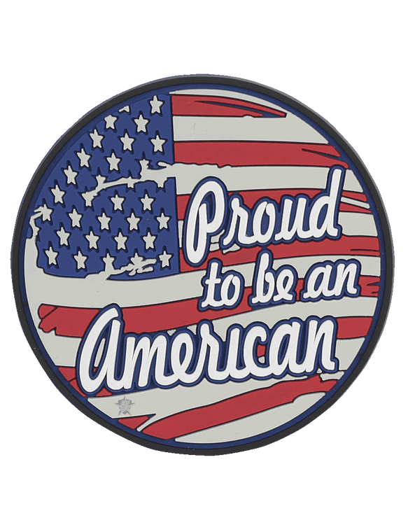 Proud To Be An American PVC Morale Patch