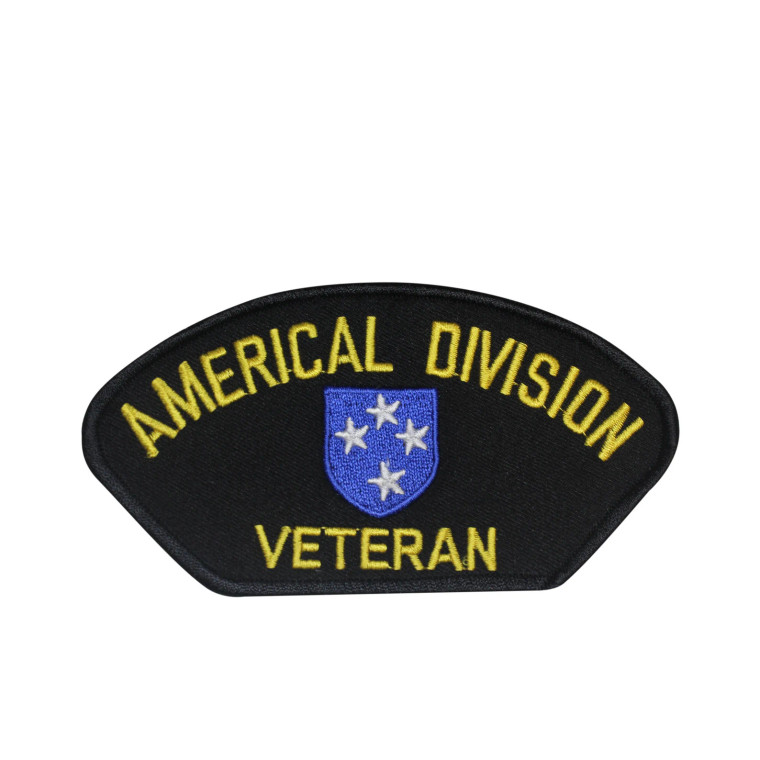 Americal Division Veteran Iron On Hat Patch