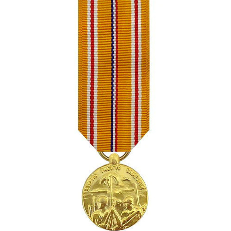 Asiatic Pacific Campaign Anodized Miniature Medal - WWII
