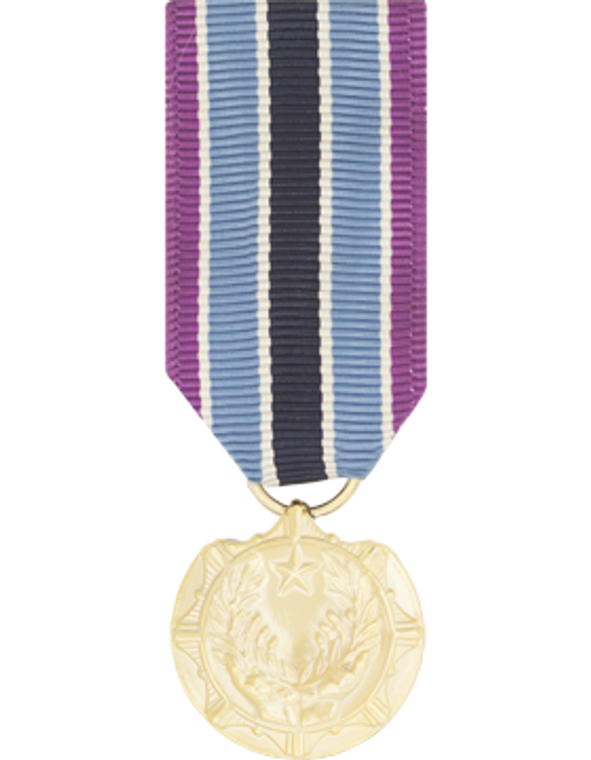 Civilian Award for Humanitarian Service Anodized Miniature Medal