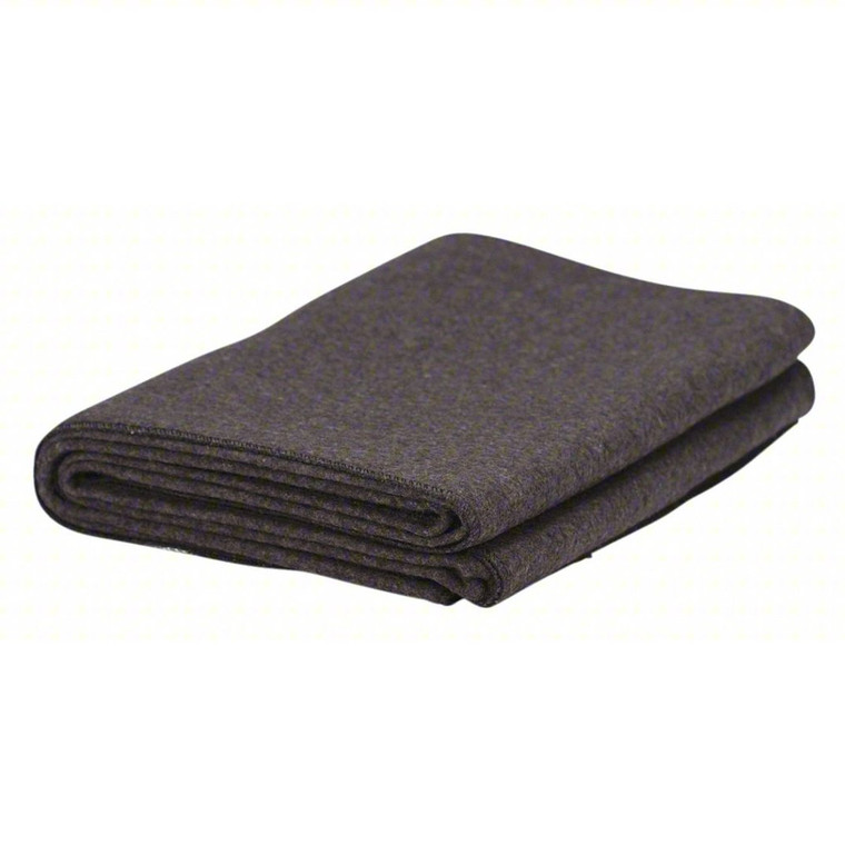 Military Style Charcoal Wool Blanket - Superior Quality