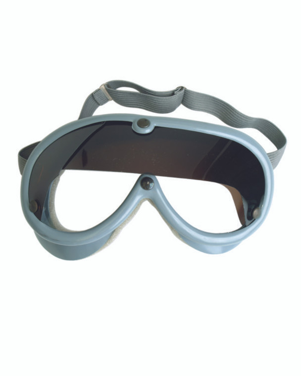 German Surplus Grey Goggles W/Sun Shade