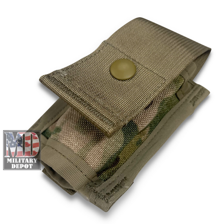 US Issue MOLLE II Multicam(OCP) 40mm High-Explosive (HE) Grenade Pouch (single), NSN: 8465-01-580-2756