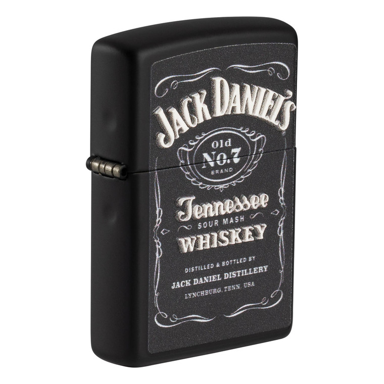 Jack Daniel's Matte Black Zippo Lighter