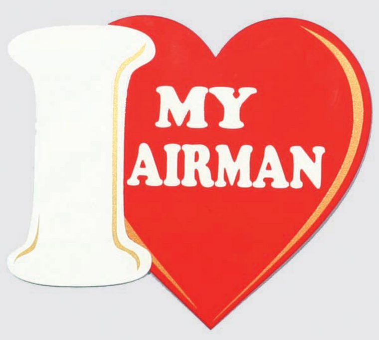 I LOVE MY AIRMAN - AIRFORCE DECAL