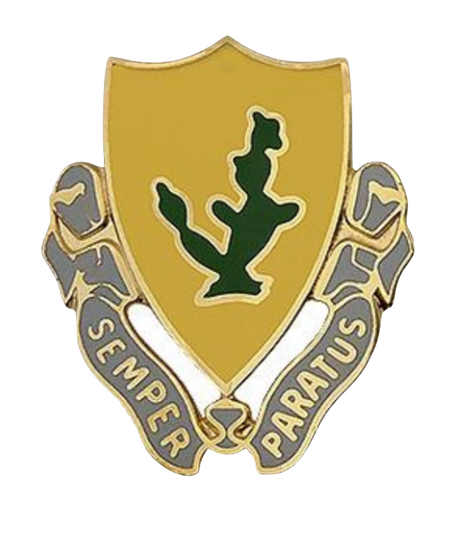 12th Cavalry Regiment Unit Crest (Semper Paratus)