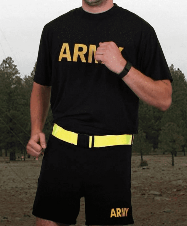 Reflective Physical Training Belt (PT Belt) - Yellow