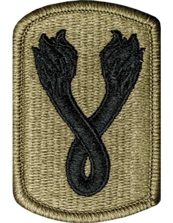 196th Infantry Brigade MultiCam (OCP) Velcro Patch