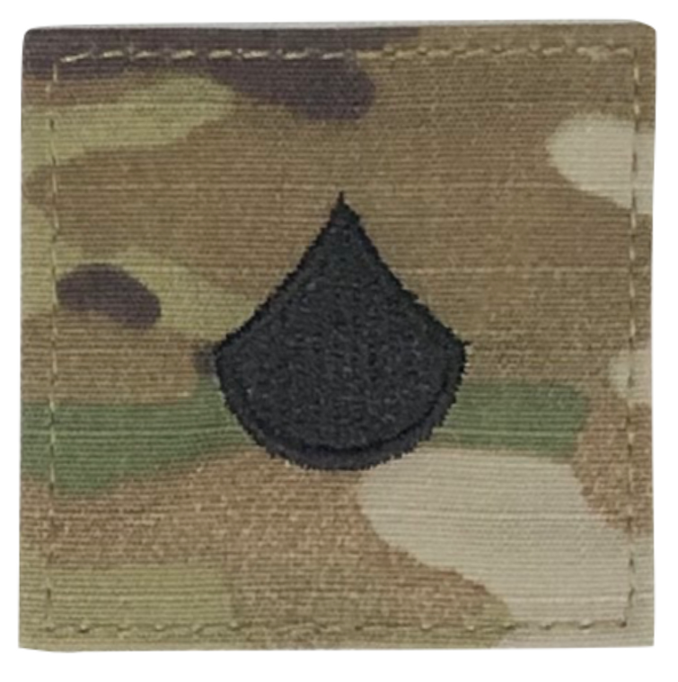 Specialist Rank (SPC) OCP/Multicam - Velcro w/Hook Back