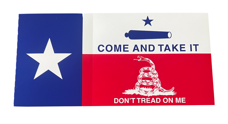 Texas Gonzales Don't Tread On Me Bumper Sticker - Made in USA