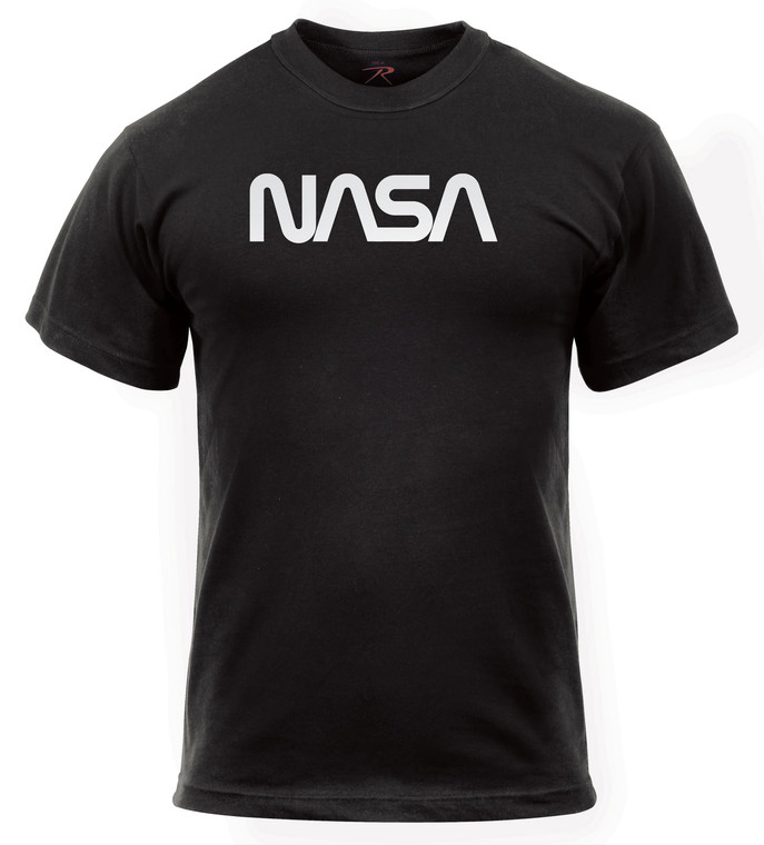 Authentic NASA Worm Logo T-Shirt - Black