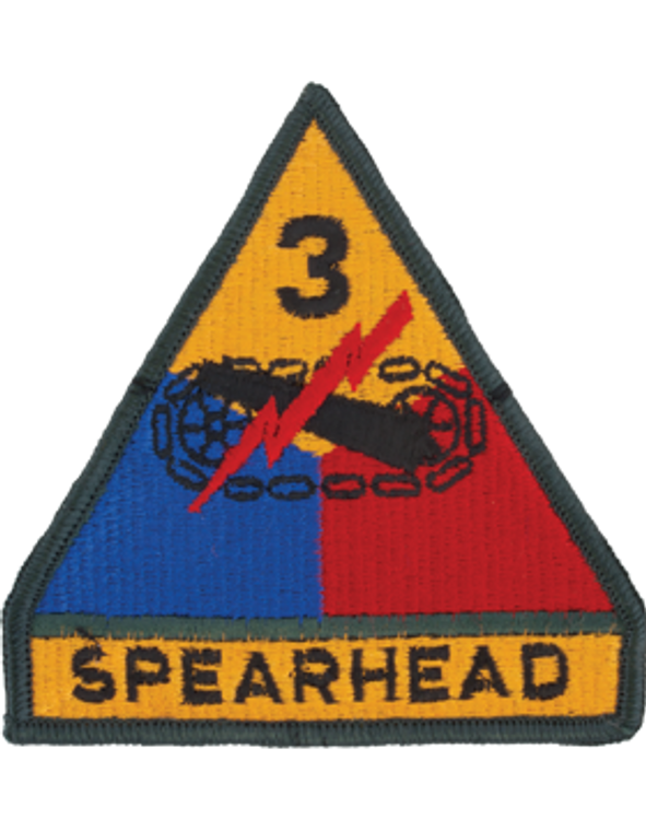 3rd Armored Division Class A Full Color Patch