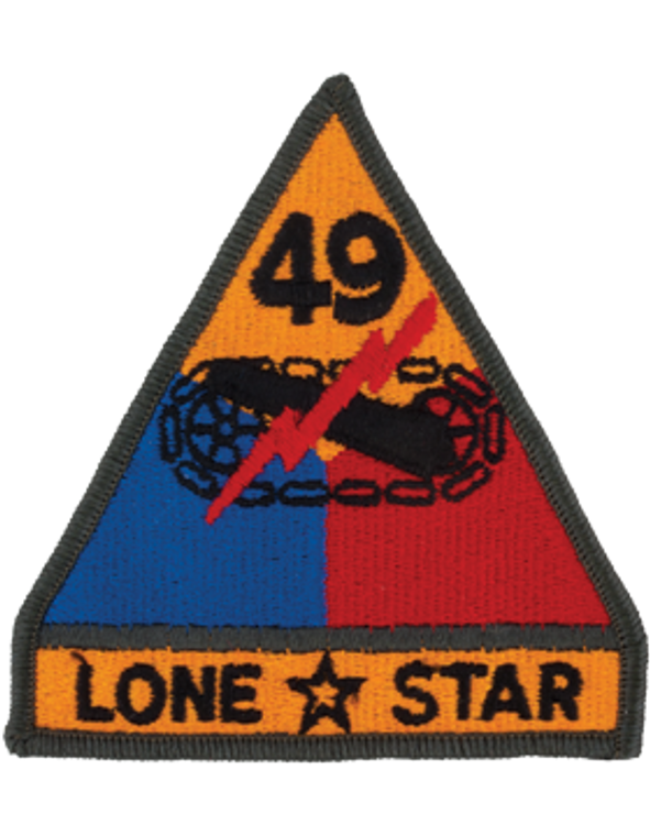 49th Armored Division Class A Full Color Patch