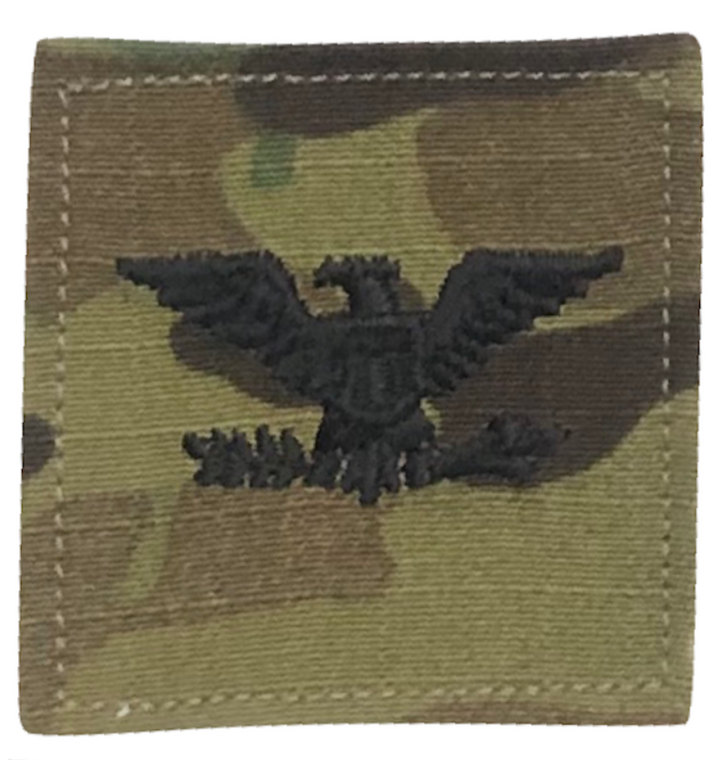 Colonel Rank (COL O6) Scorpion OCP/Multicam - Velcro w/Hook Back