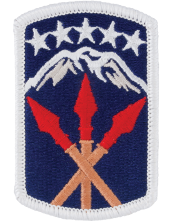 593rd Sustainment Brigade Class A Full Color Patch