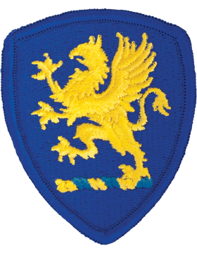 Michigan National Guard Class A Full Color Patch with Yellow Griffin