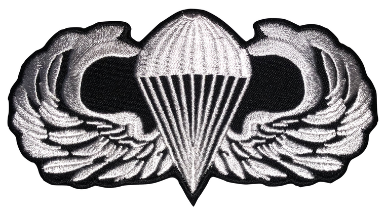 JUMP WINGS IRON ON PATCH - 4"x3"