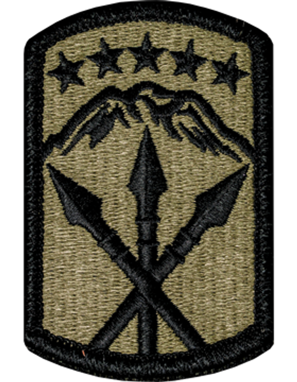 593rd Sustainment Brigade Scorpion (OCP) Velcro Patch