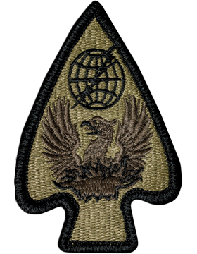 US Air Traffic Service Command Scorpion OCP embroidered velcro patch Army aviation air traffic insignia