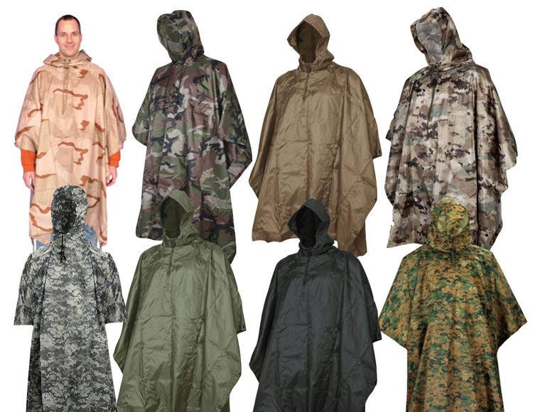 MILITARY STYLE PONCHO Military Depot