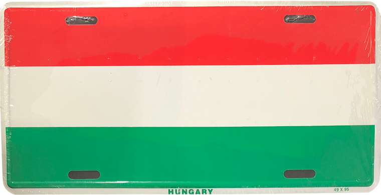 HUNGARY LICENSE PLATE