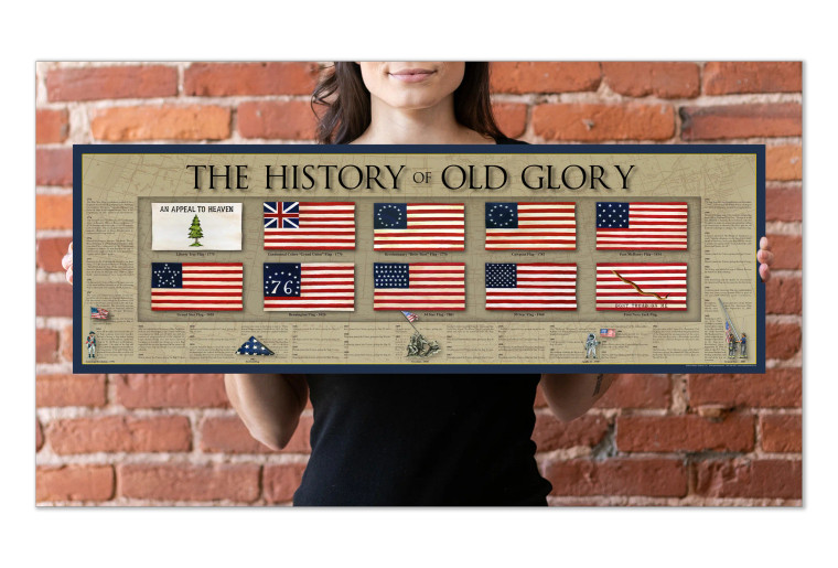History of America: Old Glory Poster