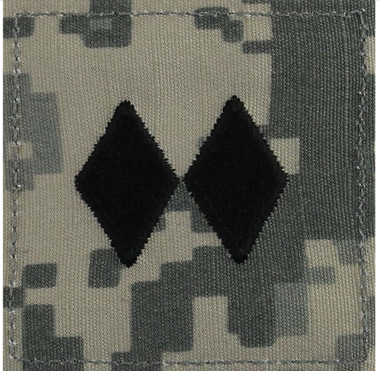 ARMY ROTC ACU RANK W/HOOK CLOSURE: LIEUTENANT COLONEL (LTC)