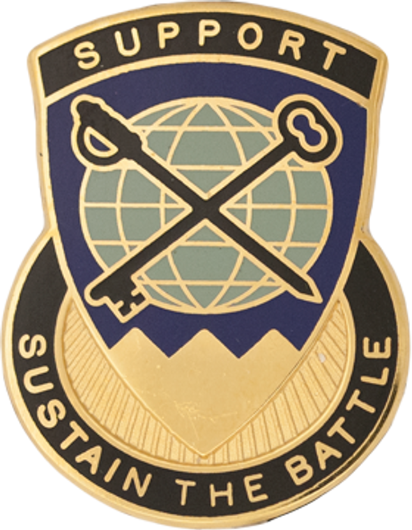 107th Quartermaster Battalion Unit Crest