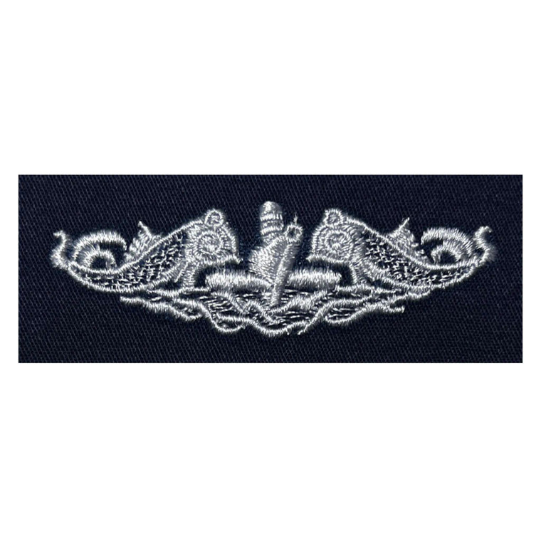 Navy Embroidered Badge: Submarine Enlisted (Coverall)