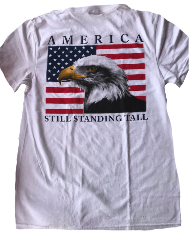 AMERICA: STILL STANDING TALL BALD EAGLE T-SHIRT