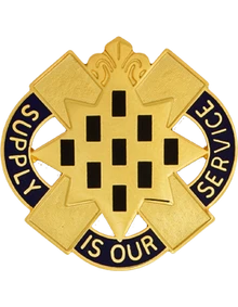 365th Support Battalion Unit Crest Supply Is Our Service Army distinctive unit insignia made in USA