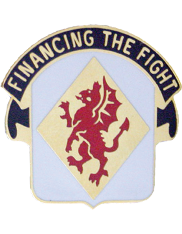 374th Finance Battalion Unit Crest