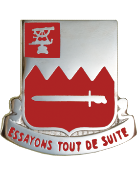 397th Engineer Battalion Distinctive Unit Insignia (DUI) Army unit crest made in the USA.