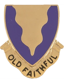 415th Regiment Unit Crest Old Faithful Distinctive Unit Insignia Army Infantry DUI for AGSU and ASU uniforms