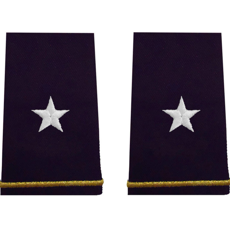 U.S. Army Brigadier General Dress Blue Soft Shoulder Board - For Female Uniforms