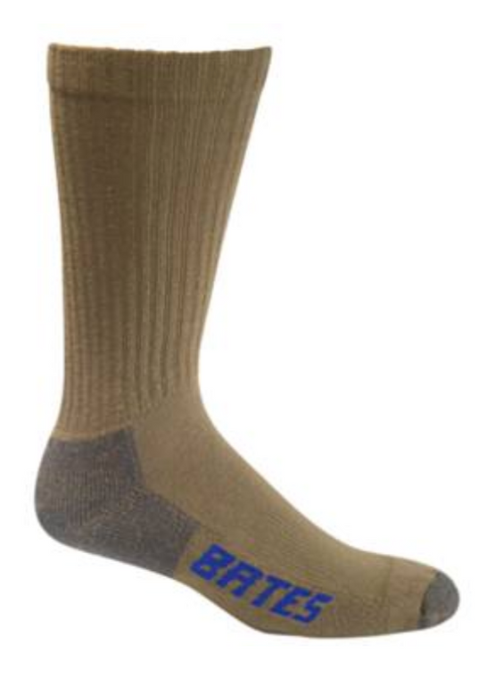 MEN'S 3-PK COTTON CREW SOCK - COYOTE TAN