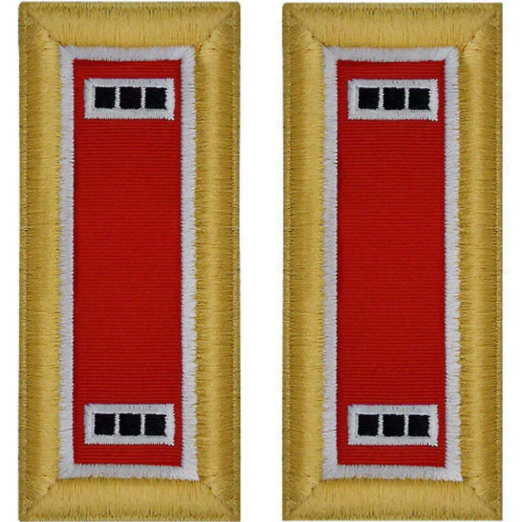 U.S. Army Engineer Warrant Officer 3 Shoulder Boards - For Male Uniforms