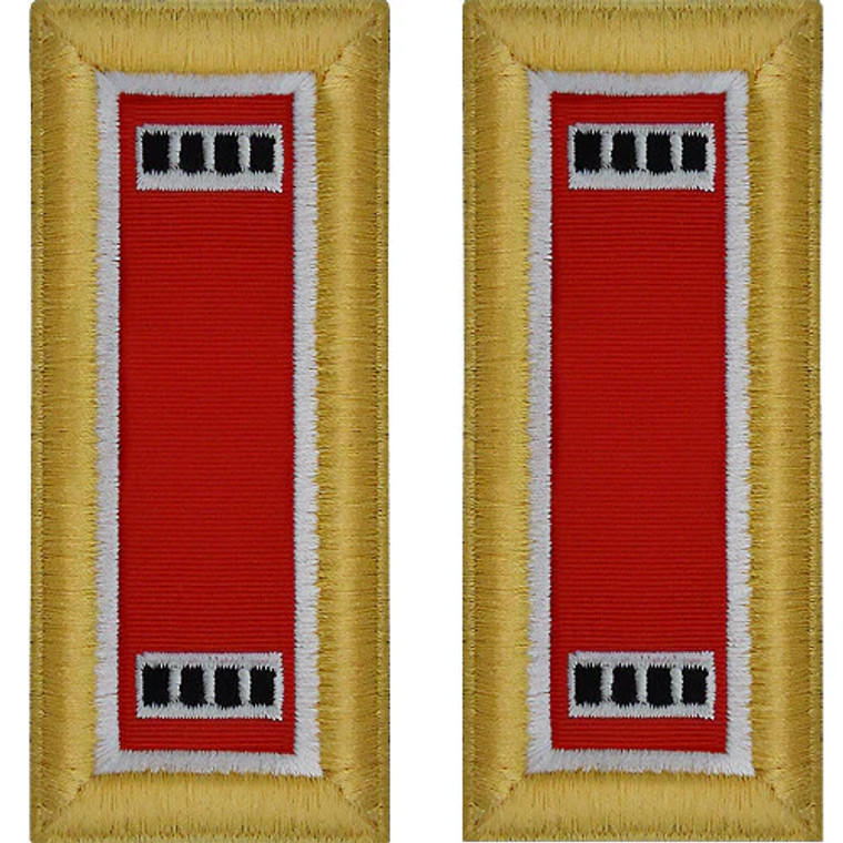 U.S. Army Engineer Warrant Officer 4 Shoulder Boards - For Male Uniforms
