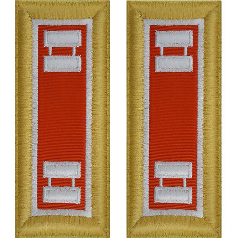 U.S. Army Signal Captain Shoulder Boards - For Male Uniforms