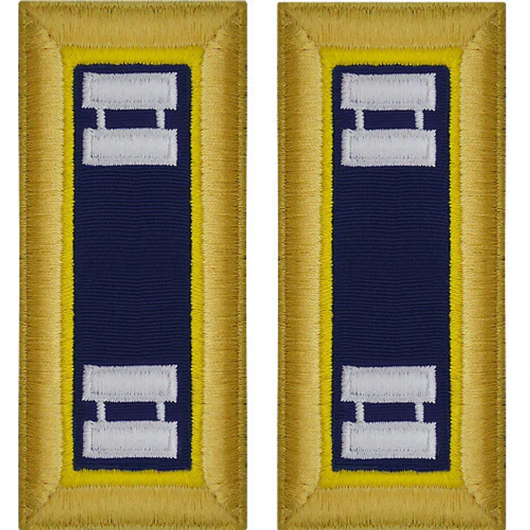 U.S. Army Chemical Captain Shoulder Boards - For Male Uniforms