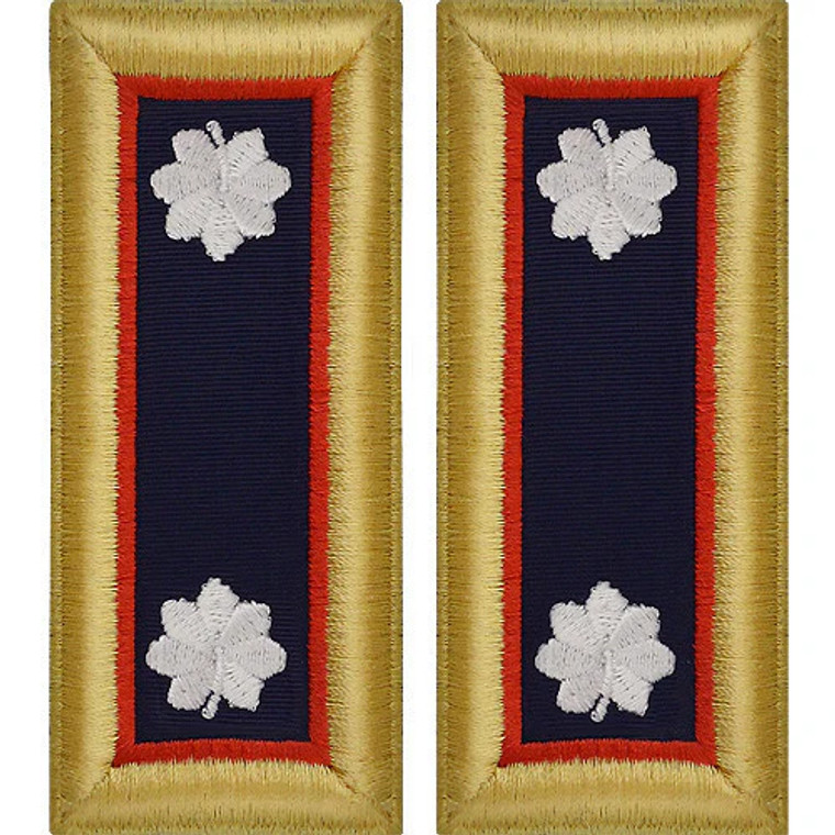 U.S. Army Adjutant General Lieutenant Colonel Shoulder Boards - For Male Uniforms